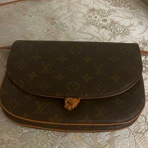 Elegant Brown Designer Crossbody Bag